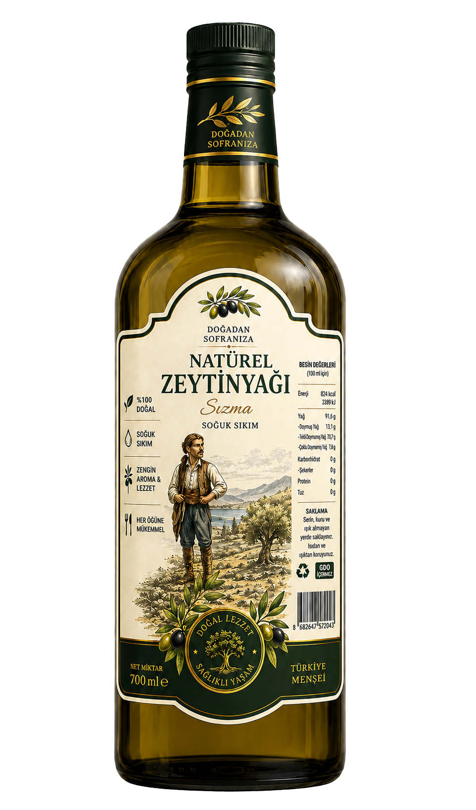 EgeZeytin Natürel Sızma Zeytinyağı